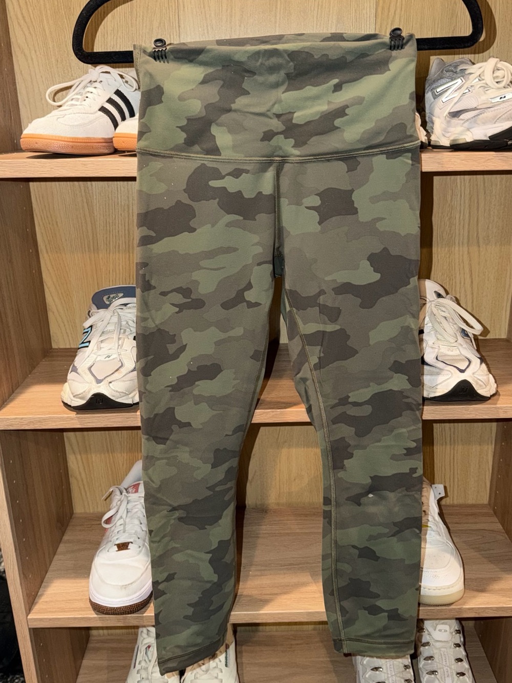 Women’s Lululemon Camo Leggings - Green Camouflage